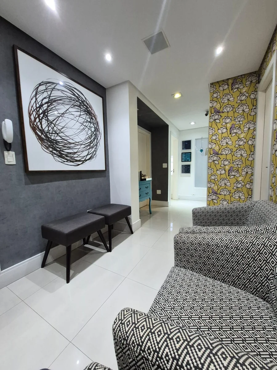 Sala de espera da clínica